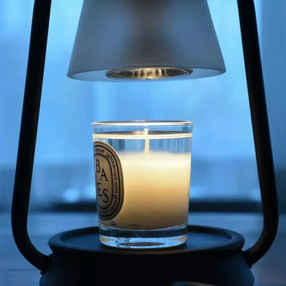 American Aromatherapy Candle Warmer Lamp Creative Bedroom Bedhead Flameless Aroma Melting Candle Lamp Retro Black Candle Warmer - The Shop At Crown Perth