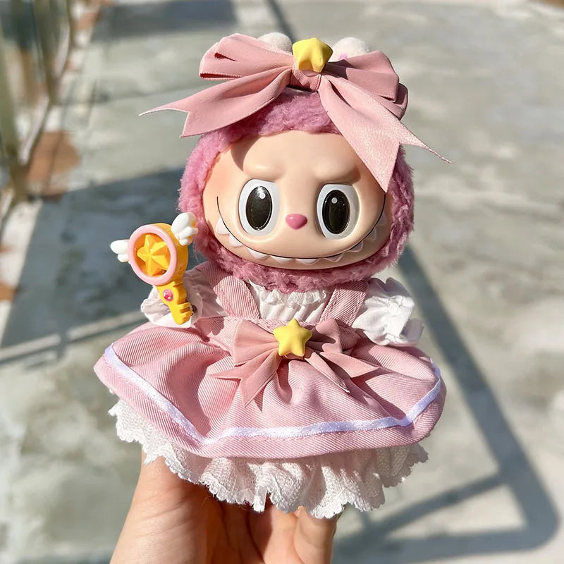 For 17cm Labubu V2 V1 Purple Dress Doll Clothes Outfit Accessories Idol Doll Clothing for  Labubu Ropa Accessories Clothes - The Shop At Crown Perth