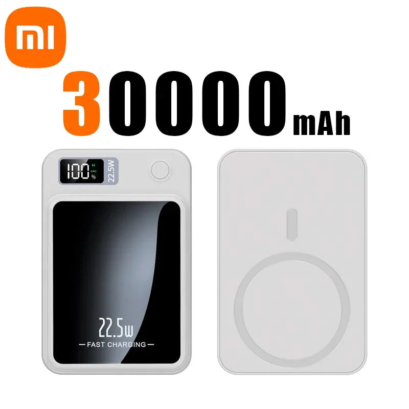 Xiaomi 100000mAh Magnetic Power Bank Wireless Fast Charger For Magsafe Portable Auxiliary Battery For iphone Huawei Samsung 2025 - The Shop At Crown Perth