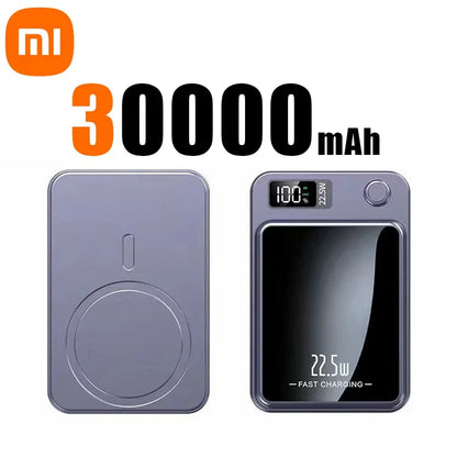 Xiaomi 100000mAh Magnetic Power Bank Wireless Fast Charger For Magsafe Portable Auxiliary Battery For iphone Huawei Samsung 2025 - The Shop At Crown Perth