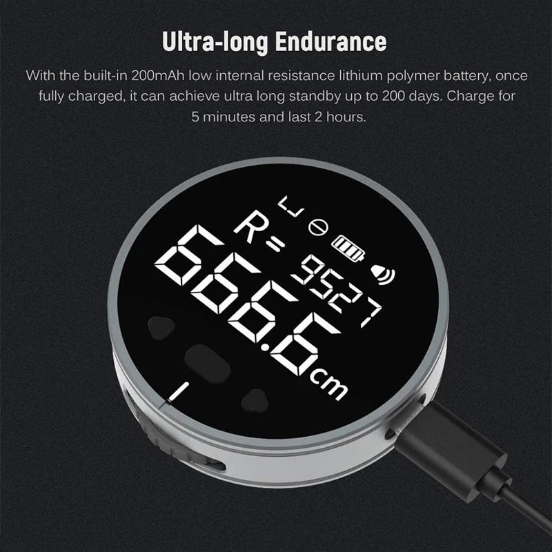 DUKA Little Q Digital Ruler – Rolling Tape Measure for Flat & Curved Surfaces - The Shop At Crown Perth