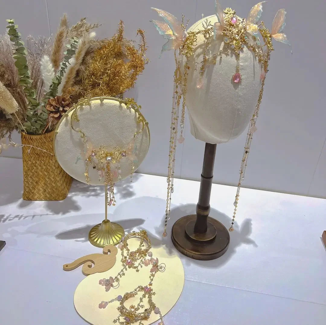 Fairy Mermaid Hair Crown Handmade Hair Accessories Ancient Style Flow Princess Jewelry Set - The Shop At Crown Perth