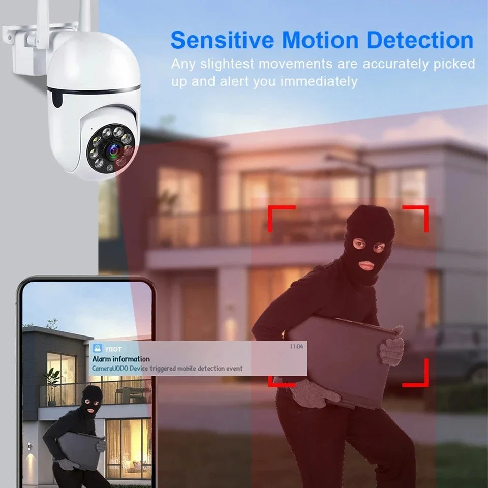 A7 1080P PTZ WiFi Security Camera with Audio – Outdoor Wireless CCTV - The Shop At Crown Perth