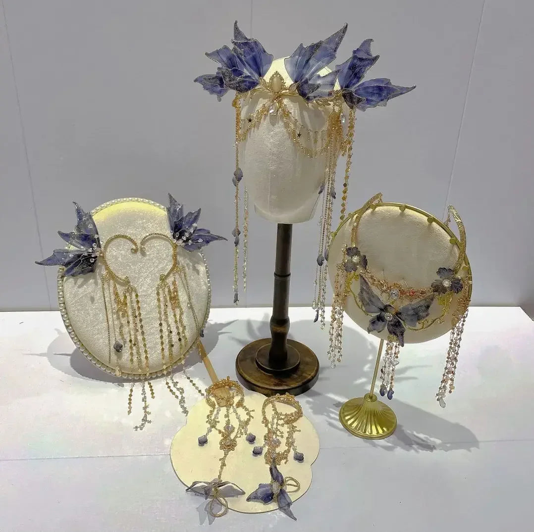 Fairy Mermaid Hair Crown Handmade Hair Accessories Ancient Style Flow Princess Jewelry Set - The Shop At Crown Perth