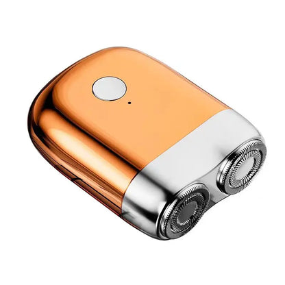 Magnetic Double Blade Shaver Fully Automatic Electric Shaver For Men Portable Waterproof Shaver Rechargeable Mini Rotary Shaver - The Shop At Crown Perth