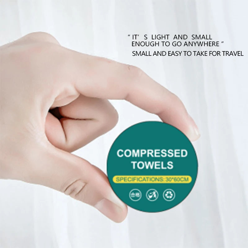 Sterilized Compressed Towel Individually Wrapped Extra Thick Non-Woven Fabric for Travel Camping - The Shop At Crown Perth