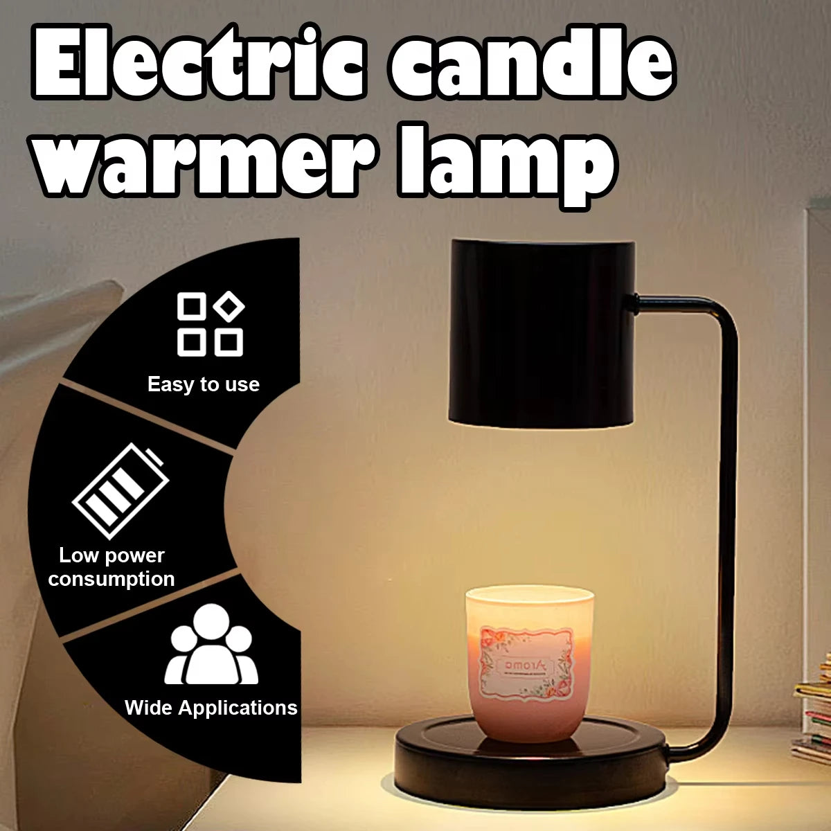 Korean Candle Warmer Lamp Candle Tray  Candle Holder Modern Dimmable Electric Night Light Fragrance Light Desk Decor Lighting - The Shop At Crown Perth