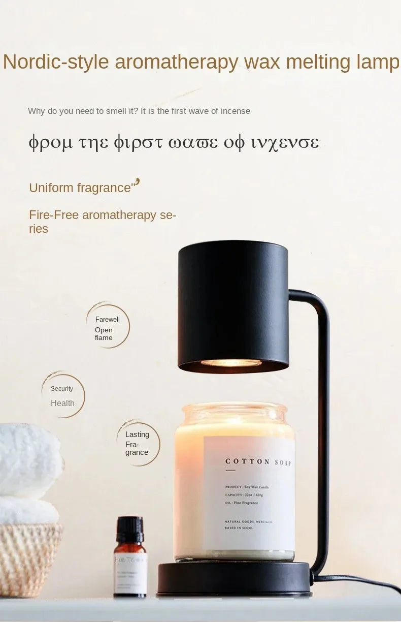 Korean Candle Warmer Lamp Candle Tray  Candle Holder Modern Dimmable Electric Night Light Fragrance Light Desk Decor Lighting - The Shop At Crown Perth