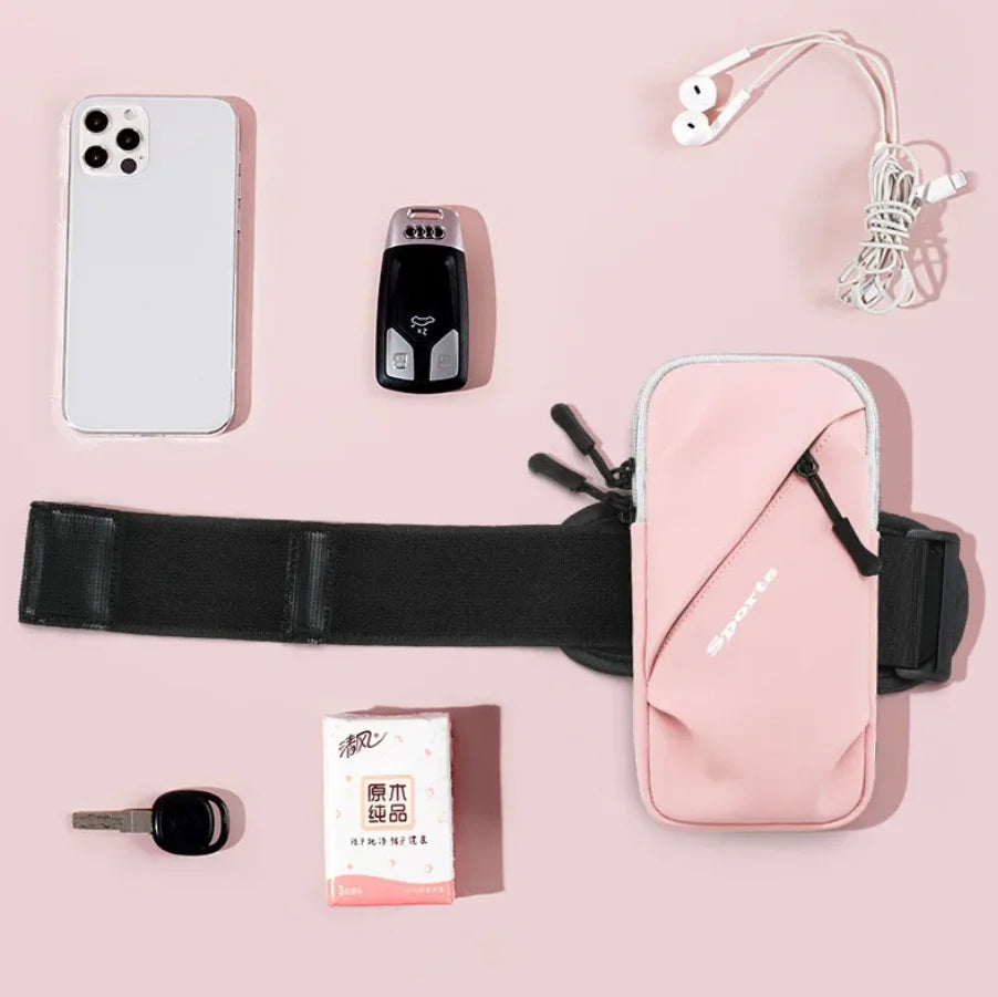 Fitness Jogging Phone Bags IPhone Universal Waterproof Breathable Sports Armband Phones Arm Bag Cycling Running Accessory - The Shop At Crown Perth