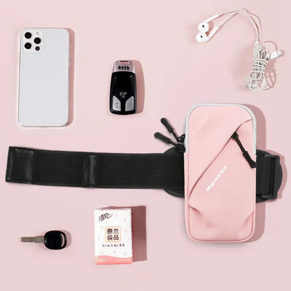 Fitness Jogging Phone Bags IPhone Universal Waterproof Breathable Sports Armband Phones Arm Bag Cycling Running Accessory - The Shop At Crown Perth