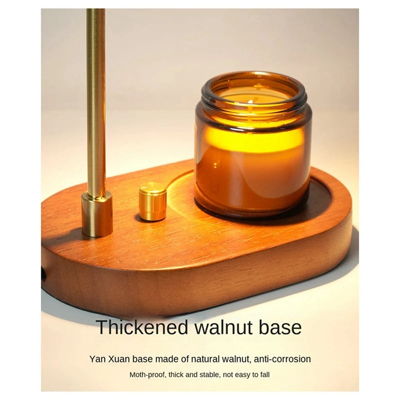 A27R-Electric Candle Warmer Lamp Flower Candle Warmer Lamp Button Switch With Adjustable 3 Gear Aromatherapy Table Lamp - The Shop At Crown Perth