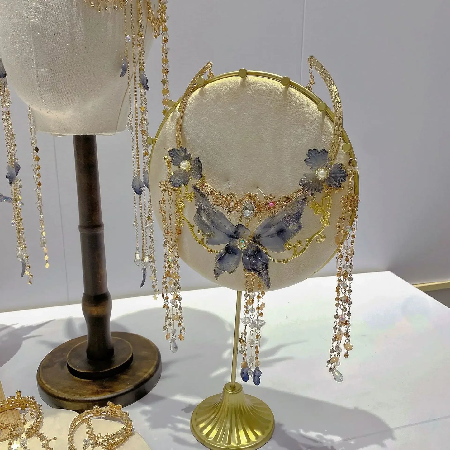 Fairy Mermaid Hair Crown Handmade Hair Accessories Ancient Style Flow Princess Jewelry Set - The Shop At Crown Perth