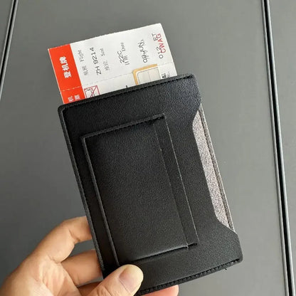 Multicolor Passport Cover PU Waterproof Card Holder Large Capacity Multi-slots Certificate Storage Bag Travel Bussiness Wallet - The Shop At Crown Perth