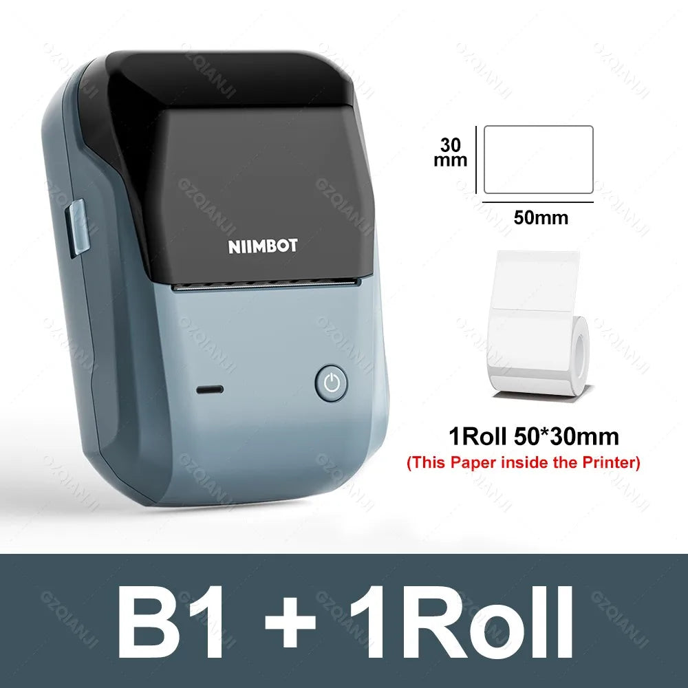 B1 Portable Thermal Label Printer – 2-Inch Bluetooth Sticker & Waterproof Label Maker - The Shop At Crown Perth