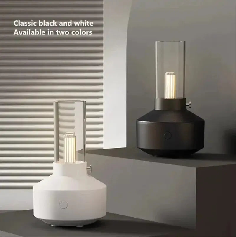 New 150ml Candle Light Shape Portable Table Desktop Usb Charge Ultrasonic Essential Oil Aroma Diffuser for Room Home - The Shop At Crown Perth