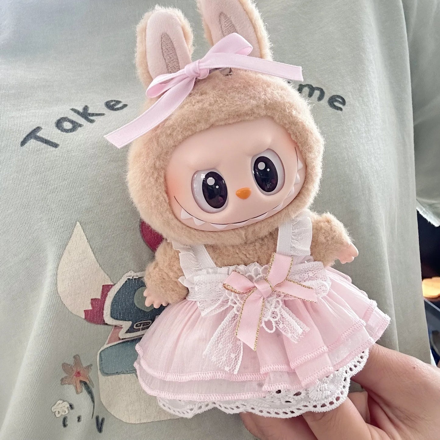 For 17cm Labubu V2 V1 Purple Dress Doll Clothes Outfit Accessories Idol Doll Clothing for  Labubu Ropa Accessories Clothes - The Shop At Crown Perth