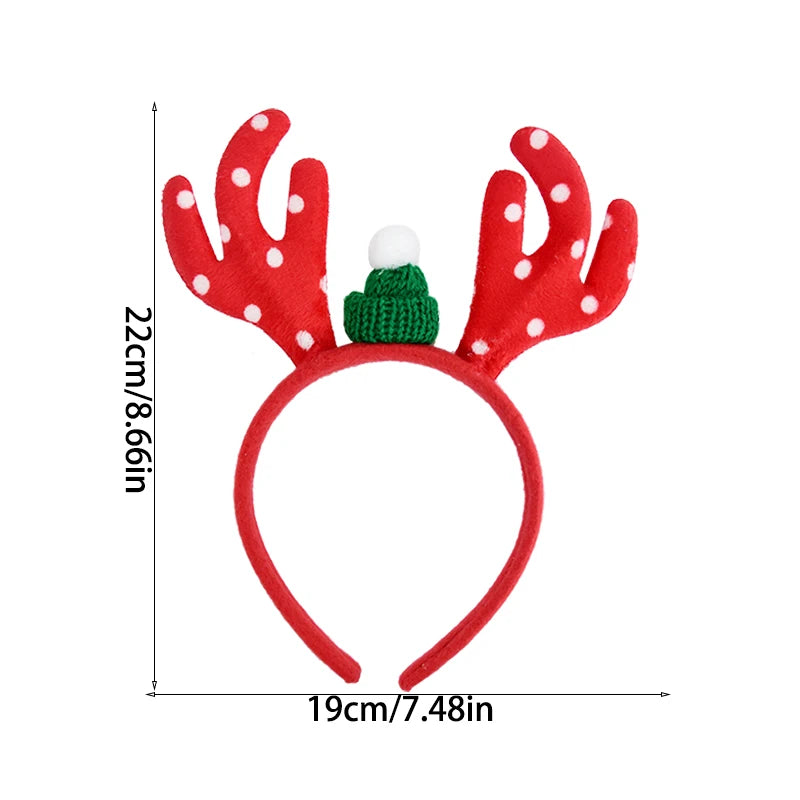 Christmas Headband Kids Adult Santa Claus Elk Xmax Tree Hair Accessories Photo Props Christmas Decoration 2025 New Year Gifts - The Shop At Crown Perth