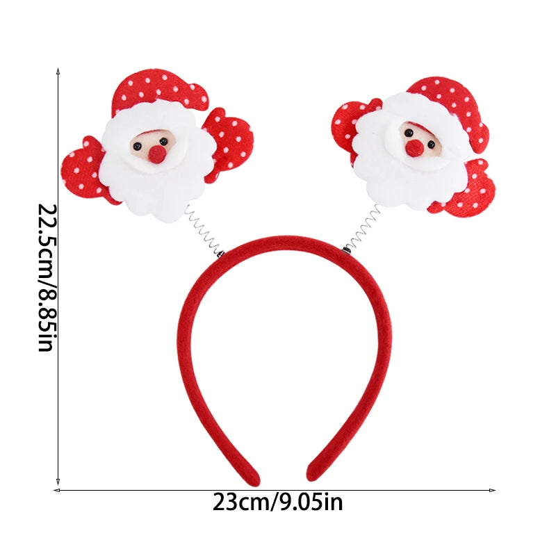 Christmas Headband Kids Adult Santa Claus Elk Xmax Tree Hair Accessories Photo Props Christmas Decoration 2025 New Year Gifts - The Shop At Crown Perth