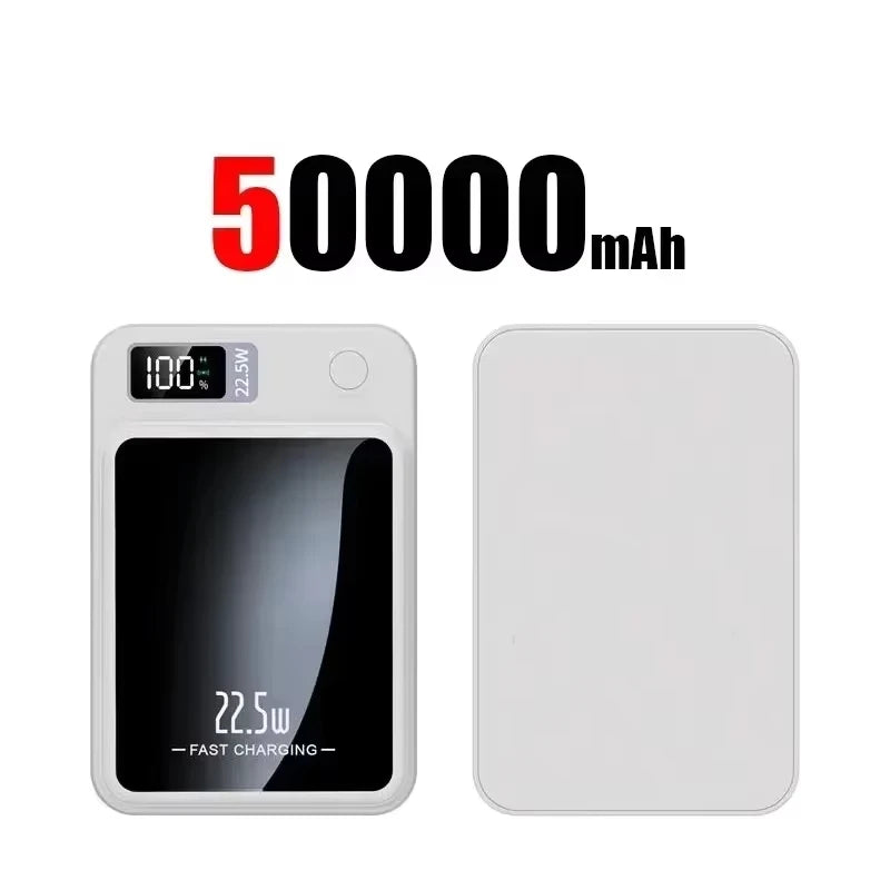 Lenovo 500000mah Magnetic Power Bank Large Capacity Pd22.5w Super Fast Charging External Battery Wireless Charger For Iphone - The Shop At Crown Perth