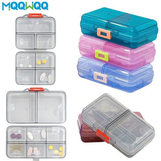 1PCS Portable Travel Pill Organizer with 7/8 Compartments,Weekly Pill Case Waterproof Pill Box for Daily Vitamins and Medicine - The Shop At Crown Perth