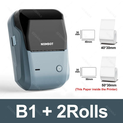 B1 Mini Bluetooth Label Printer for Round UV Stickers - The Shop At Crown Perth