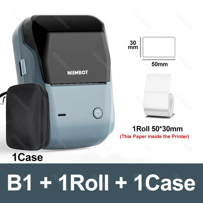B1 Mini Bluetooth Label Printer for Round UV Stickers - The Shop At Crown Perth