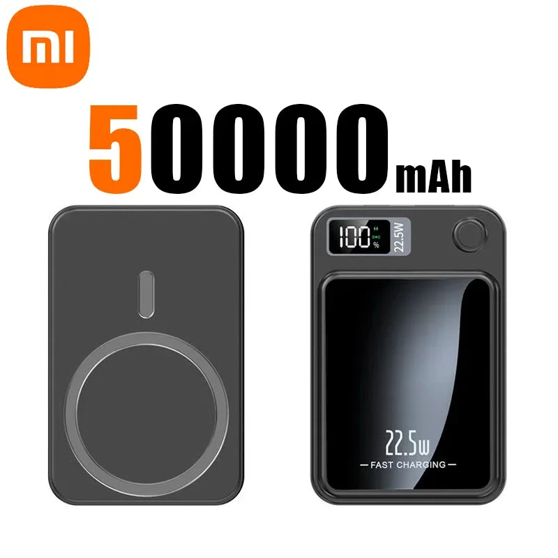 Xiaomi 100000mAh Magnetic Power Bank Wireless Fast Charger For Magsafe Portable Auxiliary Battery For iphone Huawei Samsung 2025 - The Shop At Crown Perth