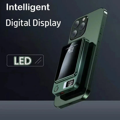 Xiaomi 100000mAh Magnetic Power Bank Wireless Fast Charger For Magsafe Portable Auxiliary Battery For iphone Huawei Samsung 2025 - The Shop At Crown Perth