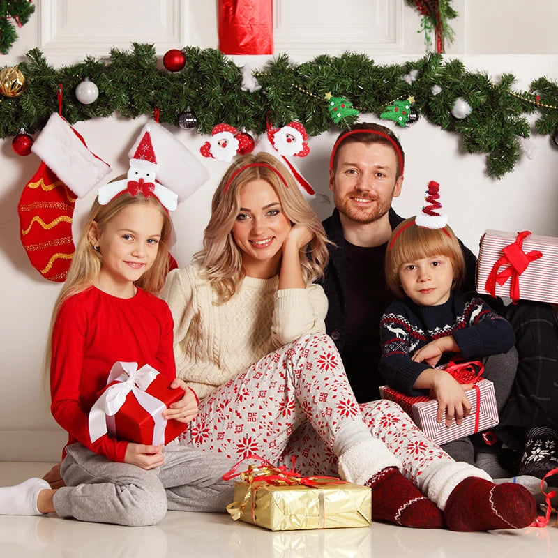 Christmas Headband Kids Adult Santa Claus Elk Xmax Tree Hair Accessories Photo Props Christmas Decoration 2025 New Year Gifts - The Shop At Crown Perth