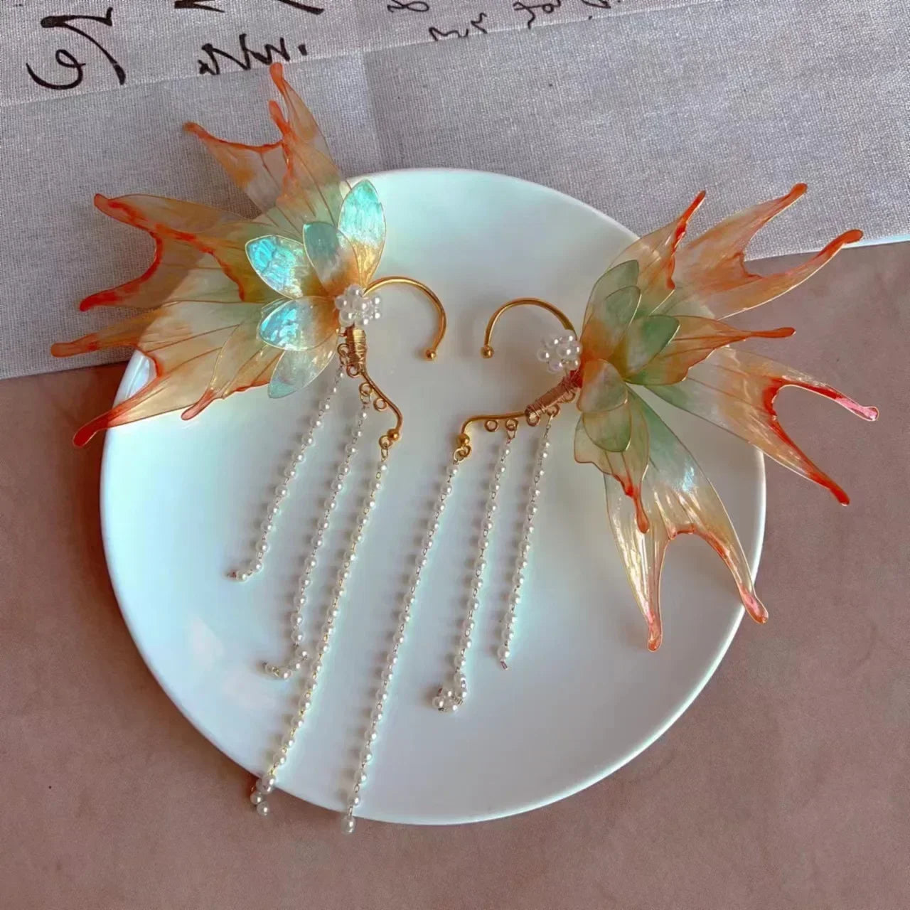 Fairy Mermaid Hair Crown Handmade Hair Accessories Ancient Style Flow Princess Jewelry Set - The Shop At Crown Perth