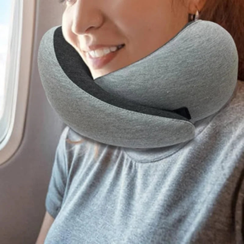 Travel Neck Pillow Travel Neck Cushion Durable U-shaped Travel Pillow Non-deformed Airplane Pillow - The Shop At Crown Perth