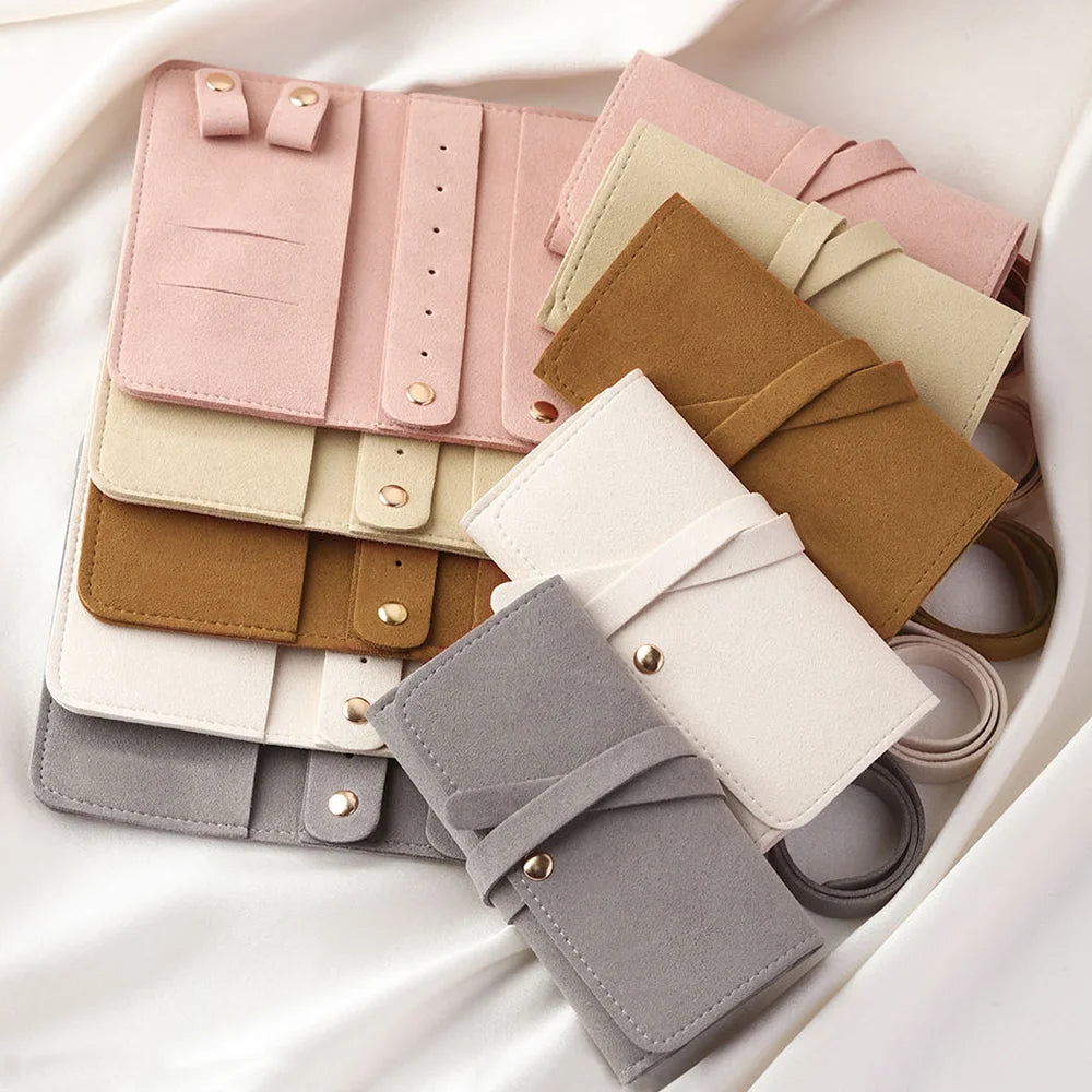 Lightweight Jewelry Organizer Roll Waterproof Foldable Travel Storage Bag for Women Girls Necklaces Rings Earrings Bracelet - The Shop At Crown Perth