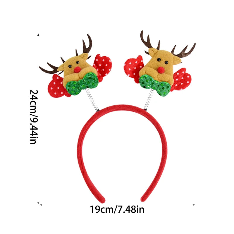 Christmas Headband Kids Adult Santa Claus Elk Xmax Tree Hair Accessories Photo Props Christmas Decoration 2025 New Year Gifts - The Shop At Crown Perth
