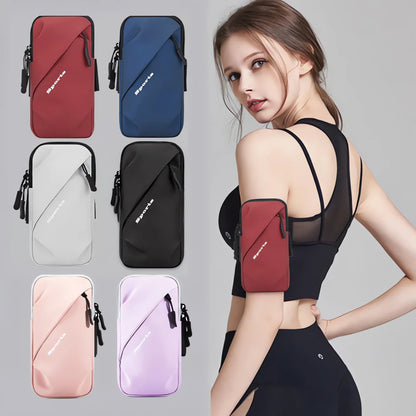 Fitness Jogging Phone Bags IPhone Universal Waterproof Breathable Sports Armband Phones Arm Bag Cycling Running Accessory - The Shop At Crown Perth