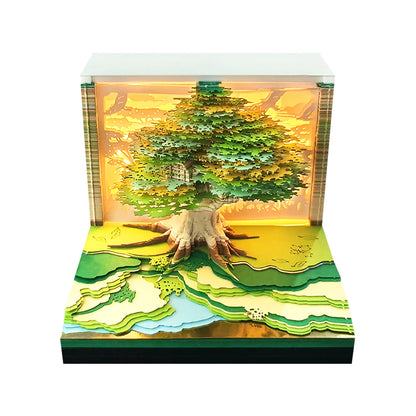Omoshiroi Block 2026 Calendar Memo Pad 3D Carving Notepad TearOff Paper Memo Pad Block Notes Castle SKY Calendar Christmas Gift - The Shop At Crown Perth