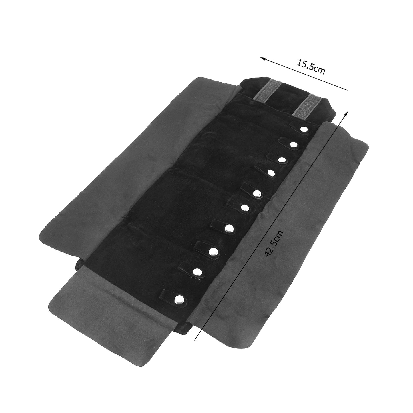 Travel Bracelet Jewelry Organizer Roll Up Bag Portable Velvet Ring Earrings Pendant Necklace Storage Bag Ornaments Foldable Case - The Shop At Crown Perth