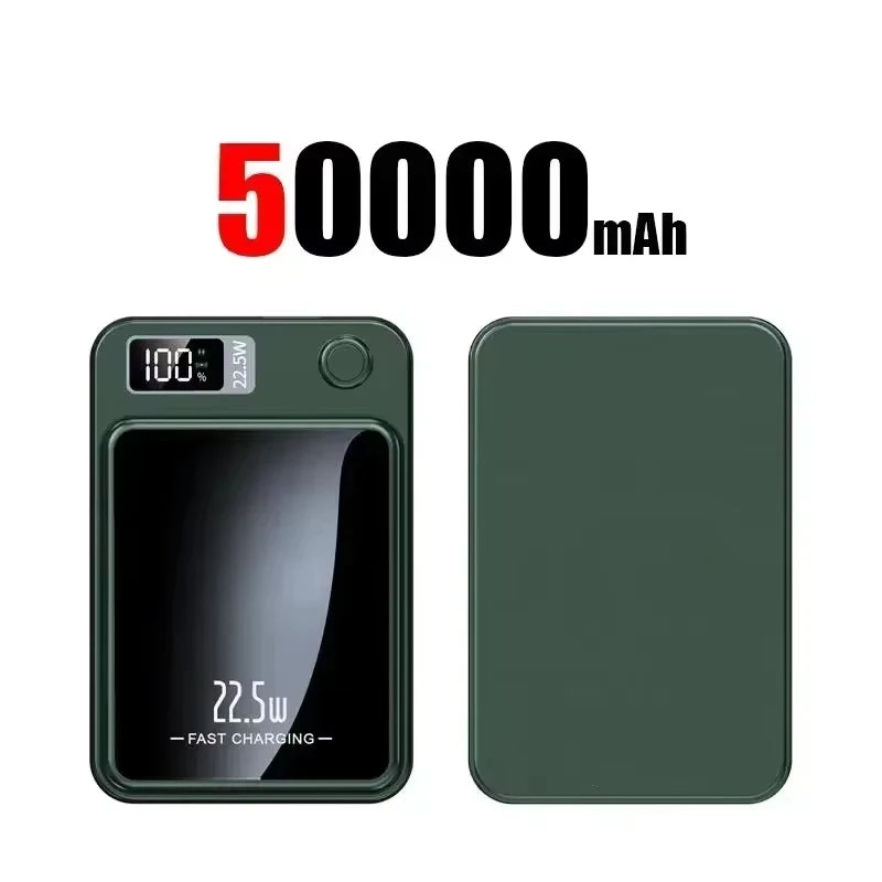 Lenovo 500000mah Magnetic Power Bank Large Capacity Pd22.5w Super Fast Charging External Battery Wireless Charger For Iphone - The Shop At Crown Perth