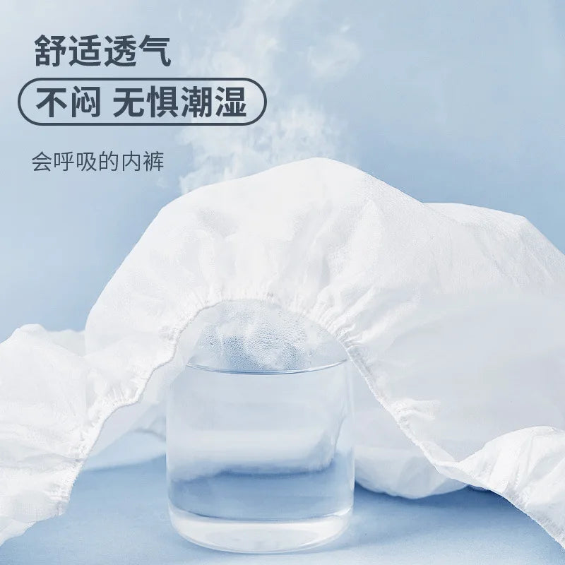 40pcs High-quality Breathable Disposable Panties for  Women & Men Travel Soft Non-Woven Material Disposable Underwear JJ-039 - The Shop At Crown Perth