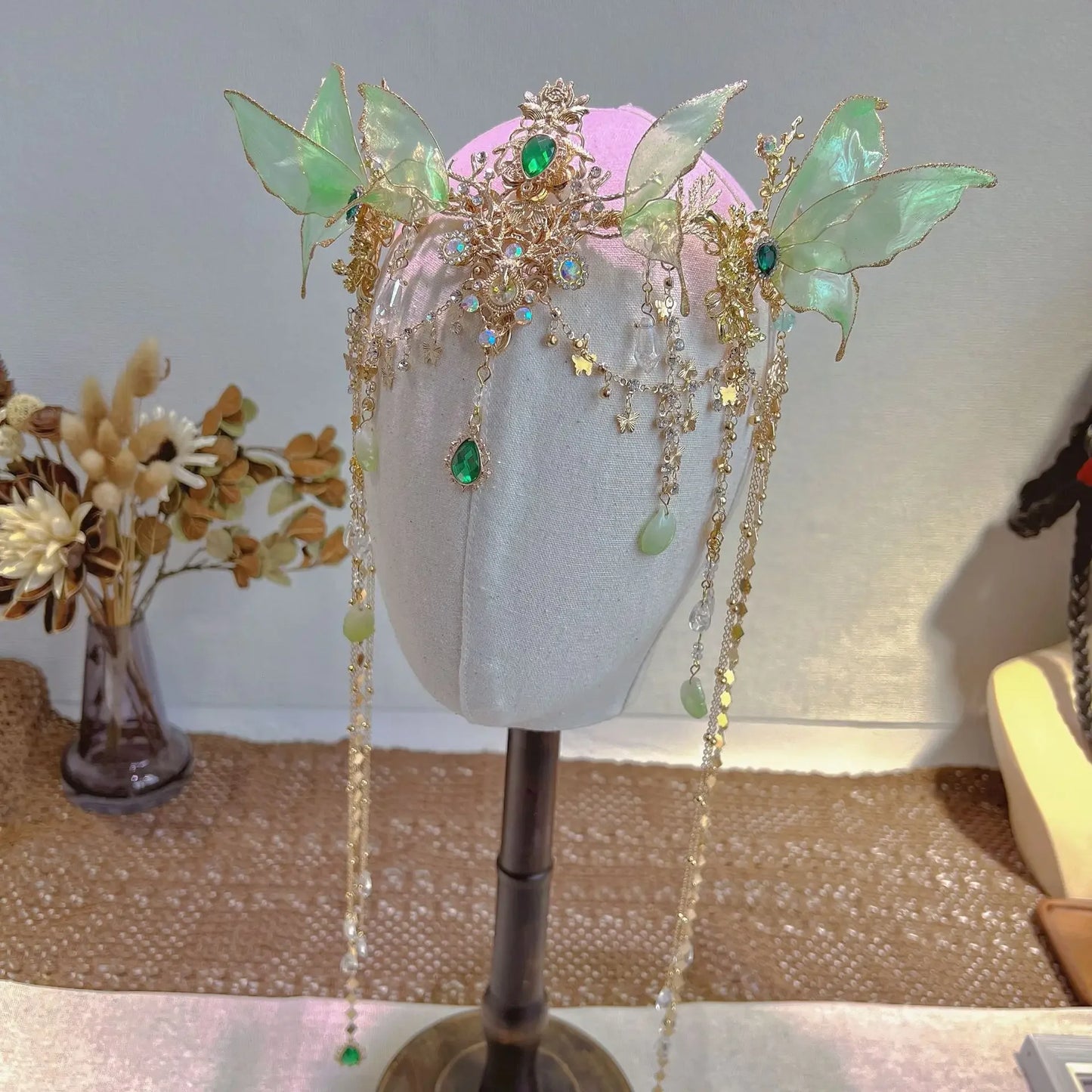 Fairy Mermaid Hair Crown Handmade Hair Accessories Ancient Style Flow Princess Jewelry Set - The Shop At Crown Perth