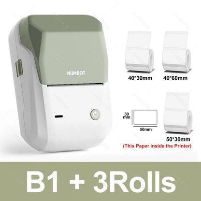 B1 Portable Thermal Label Printer – 2-Inch Bluetooth Sticker & Waterproof Label Maker - The Shop At Crown Perth