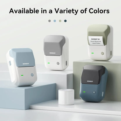 B1 Portable Thermal Label Printer – 2-Inch Bluetooth Sticker & Waterproof Label Maker - The Shop At Crown Perth