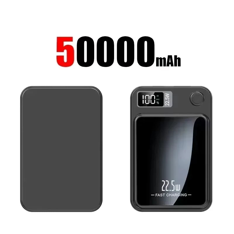 Lenovo 500000mah Magnetic Power Bank Large Capacity Pd22.5w Super Fast Charging External Battery Wireless Charger For Iphone - The Shop At Crown Perth