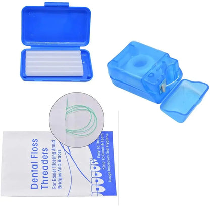 8pcs/set Oral Care Travel Kit Interdental Brush Portable Orthodontic Toothbrush Set Dental Mirror Tooth Wax Dental Floss - The Shop At Crown Perth