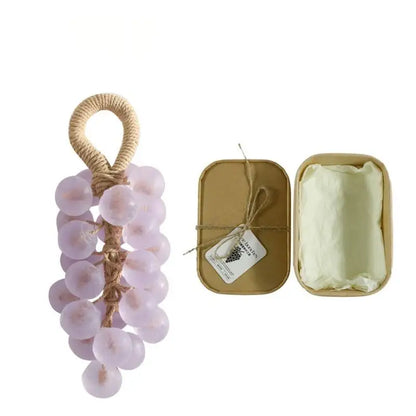 Handmade Soap Bar,Pearl Grape Bunches Bathing & Washing & Cleaning & Nourishing Gift Box Soap,Plant Extraction Mild Remove Dirt - The Shop At Crown Perth