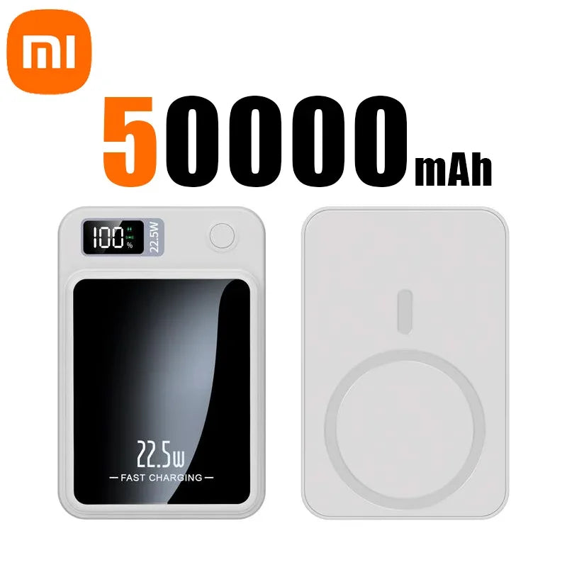 Xiaomi 100000mAh Magnetic Power Bank Wireless Fast Charger For Magsafe Portable Auxiliary Battery For iphone Huawei Samsung 2025 - The Shop At Crown Perth