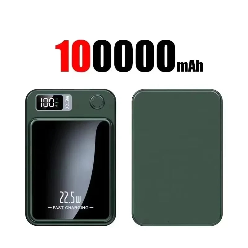 Lenovo 500000mah Magnetic Power Bank Large Capacity Pd22.5w Super Fast Charging External Battery Wireless Charger For Iphone - The Shop At Crown Perth