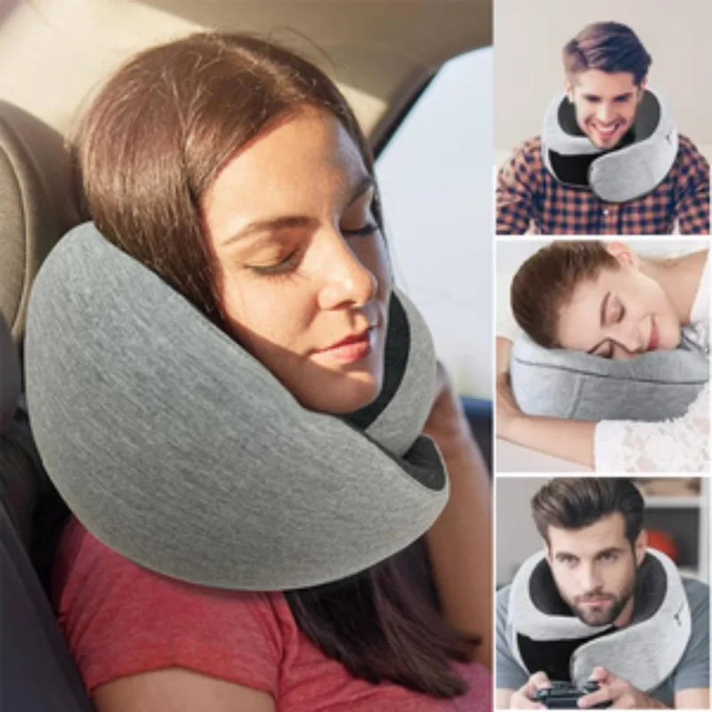 Travel Neck Pillow Travel Neck Cushion Durable U-shaped Travel Pillow Non-deformed Airplane Pillow - The Shop At Crown Perth