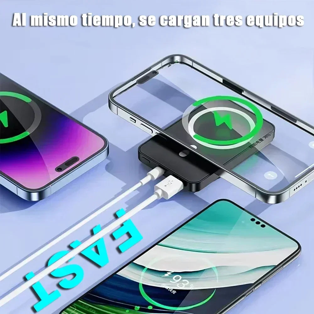 22.5W Fast Charging Wireless Magnetic Power Bank Portable External Battery 10000mAh PowerBank Adapter for IPhone Samsung Huawei - The Shop At Crown Perth