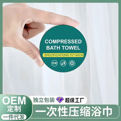 Sterilized Compressed Towel Individually Wrapped Extra Thick Non-Woven Fabric for Travel Camping - The Shop At Crown Perth