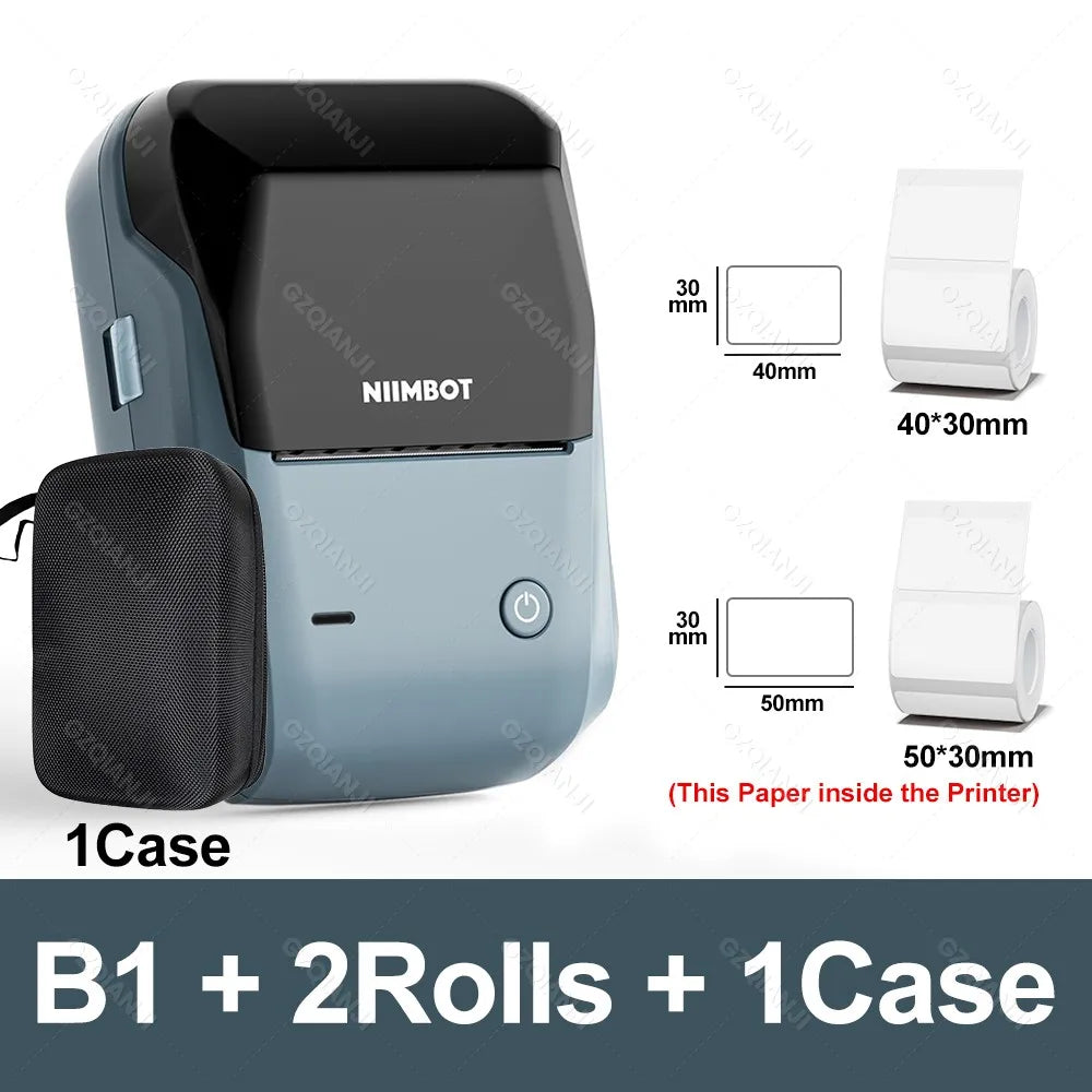 B1 Mini Bluetooth Label Printer for Round UV Stickers - The Shop At Crown Perth